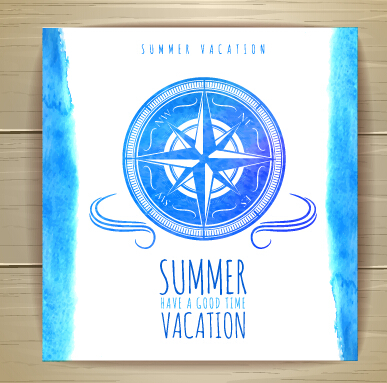 Watercolor summer travel creative background 03 watercolor upload travel summer background   