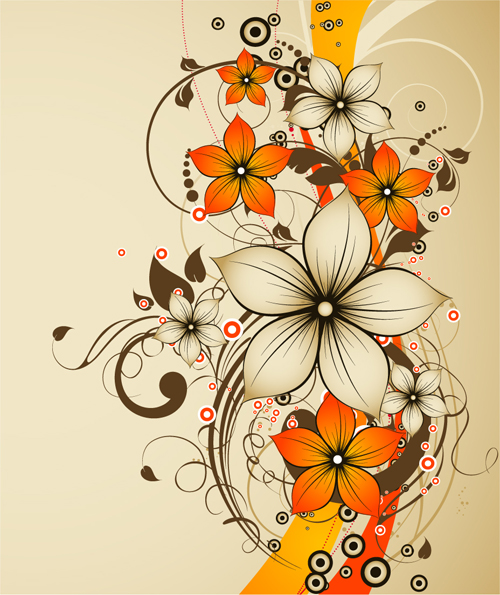 Elegant abstract flower vectors graphics 09 graphics flower elegant abstract   