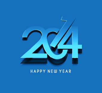 2014 New Year text design vector 04 year new year new 2014   