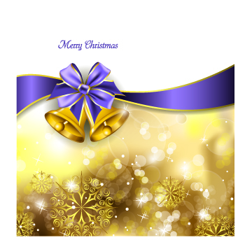 2014 Christmas ribbon and bell background 02 ribbon christmas bell background 2014   