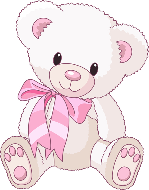 Cute teddy bear vector illustration 02 103602 vector illustration teddy bear illustration cute   