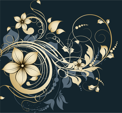 Elegant abstract flower vectors graphics 07 graphics flower elegant abstract   