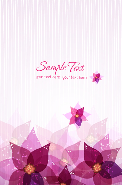 Flower illustrations vector background 20 Vector Background illustrations illustration flower background   