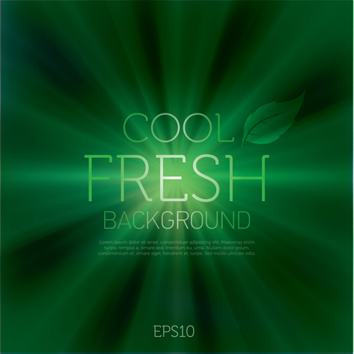 Fresh green background art vector 01 green fresh background   