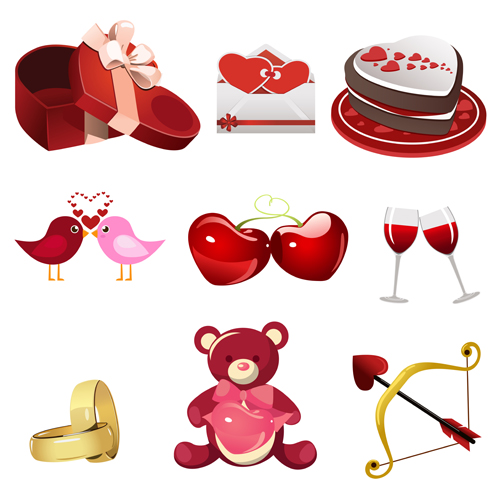 Valentine creative ornaments design vectors Valentine ornaments ornament creative   