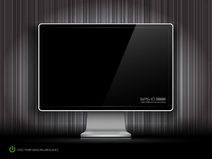 Creative monitor design elements vector material 04 monitor material elements element creative   