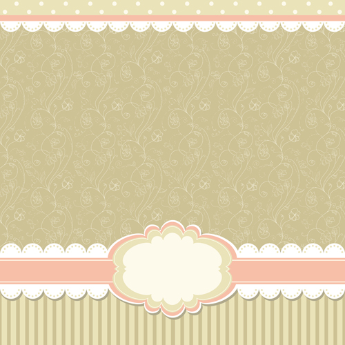 Baby frame backgrounds vector 04 Retro font backgrounds background baby   