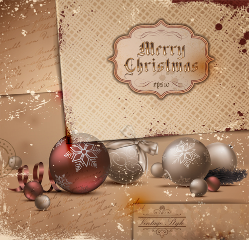 Various Xmas accessories elements vector set 05 xmas Various elements element accessories   