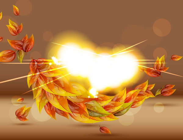 Red leaves background vector art 01 red leave   