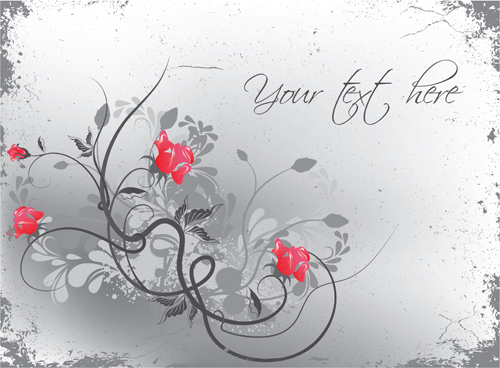 Flower illustrations vector background 13 Vector Background illustrations illustration flower background   