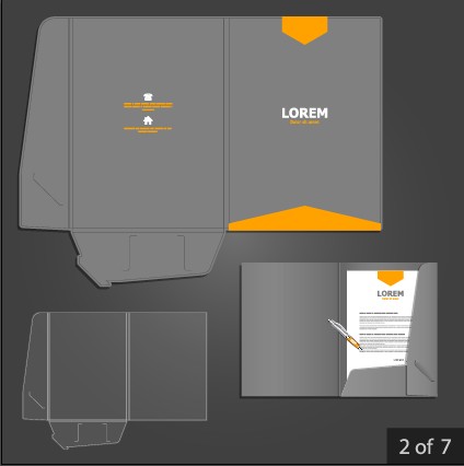 Business document cover vector document business   