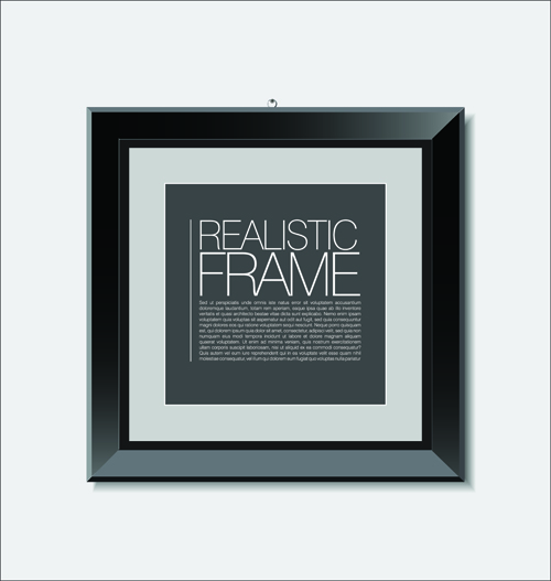 Modern photo frame shiny vector set 01 shiny photo frame modern frame   