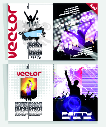 Magazine Cover party vector party magazine cover   