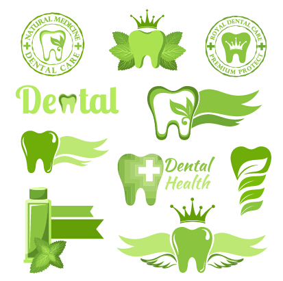 Classic dental logos and labels vector graphics 05 vector graphic logos logo labels label graphics graphic classic   