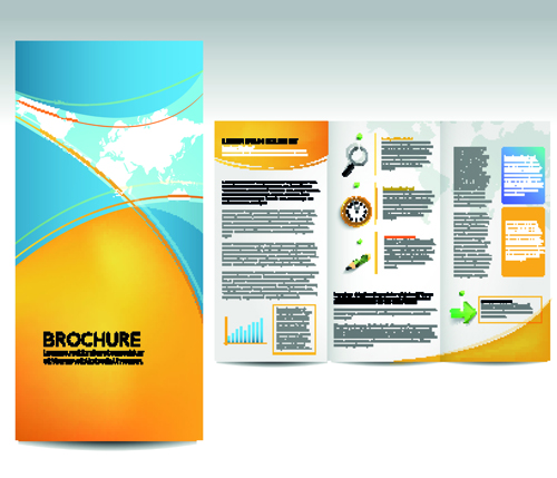 Set of business brochure cover vector 03 cover business brochure   