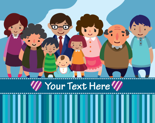 Family Member design elements vector 03 Family Member family elements element   