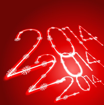 Exquisite 2014 New Year design elements background 02 new year exquisite element design elements background   