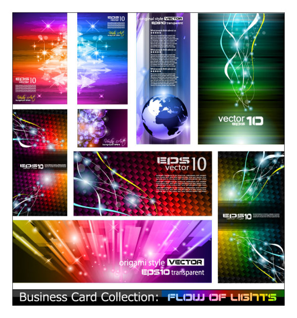 Collection of Stylish Business cards design elements vector 05 stylish elements element collection cards business card business   