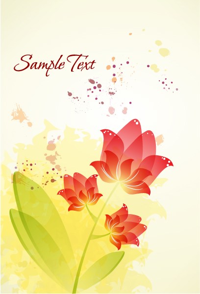 Flower illustrations vector background 25 Vector Background illustrations illustration flower background   