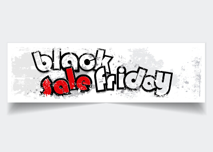 Grunge black friday sale banner vector 01 sale grunge Black friday black banner   