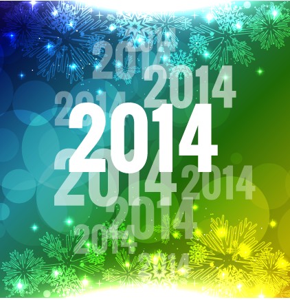 2014 New Year creative backgrounds vector new year Creative background creative backgrounds background   