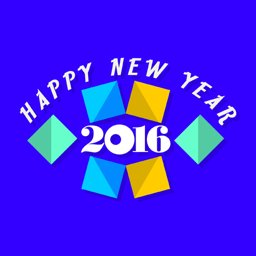 Creative 2016 new year design vector collection 10 year new creative collection 2016   