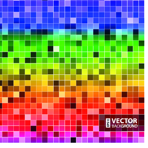 Gloss color mosaic background graphic vector 05 mosaic gloss color background   