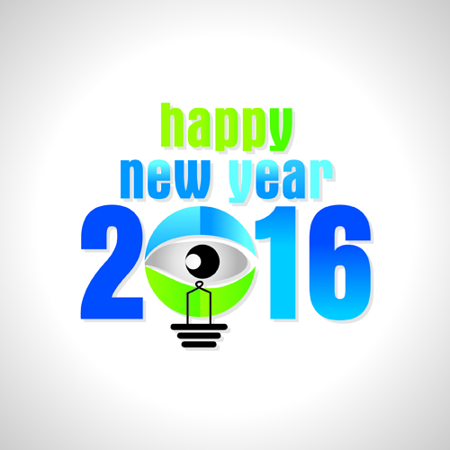 Creative 2016 new year design vector collection 08 year new creative collection 2016   