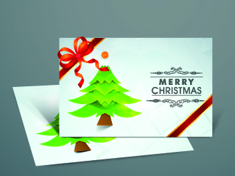 2014 New Year with christmas vector cards 04 year new year new christmas cards card 2014   