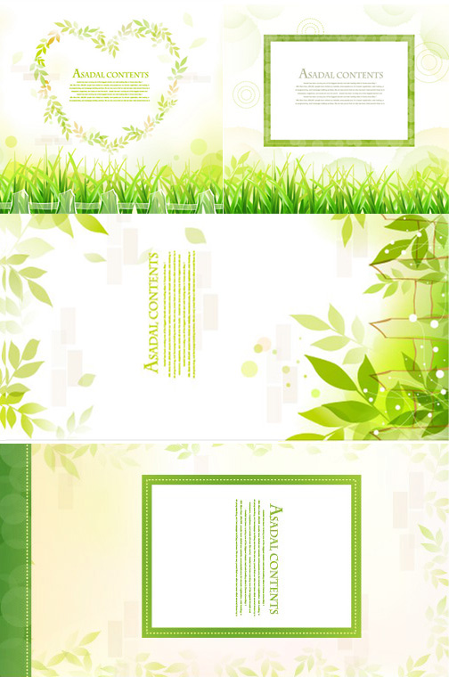 Green decorative frame vector green frame decorative   