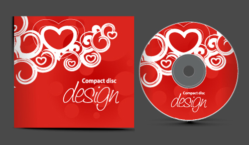 Set of Creative CD cover design vector graphics 01 creative cover cd   
