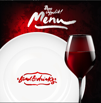 Dark red wine menu background vector 06 red wine menu men background vector background   