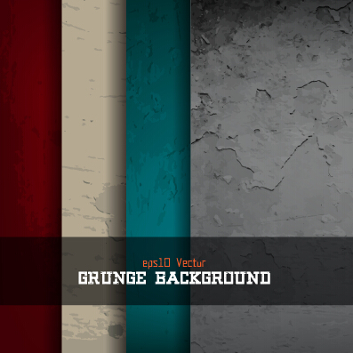 Grunge textures vector background set Vector Background textures texture grunge   