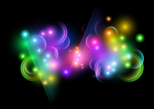 Colored Glowing light Effects vector 04 special light effects light effect glowing colored   