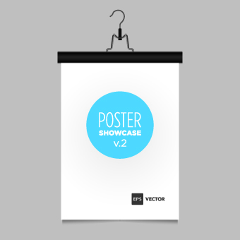 Blank poster template vector 02 template vector template poster blank   