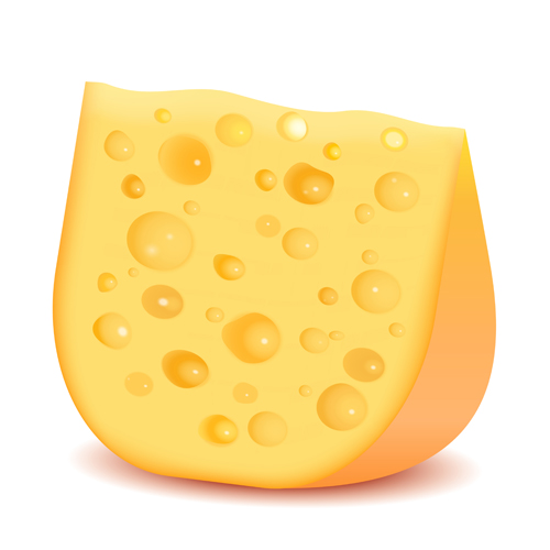 Realistic cheese design elements vector set 04 realistic element design elements cheese   