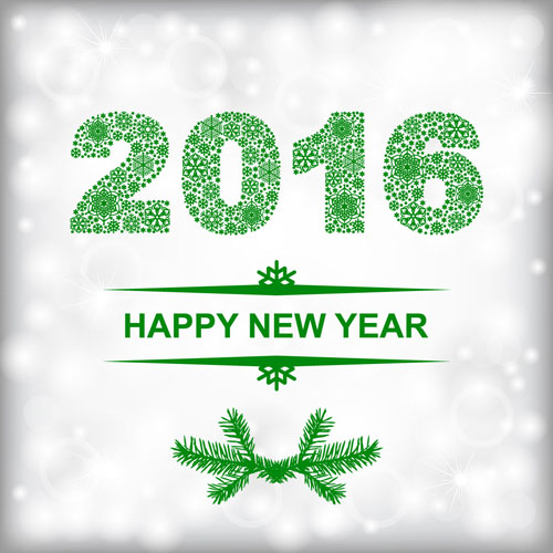 Creative 2016 new year design vector collection 01 year new creative collection 2016   