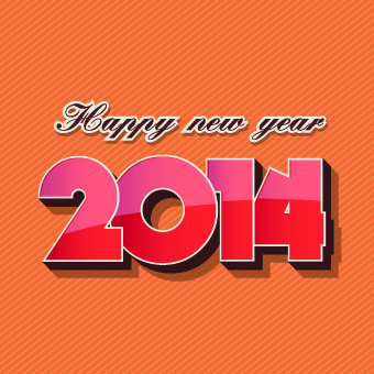 Shiny 2014 New Year background vector shiny new year background vector background   