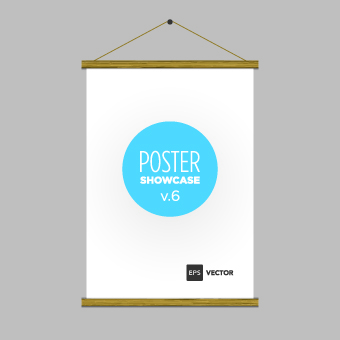 Blank poster template vector 04 template vector template poster blank   