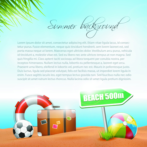 Summer Vacation backgrounds vector 03 vacation summer backgrounds background   