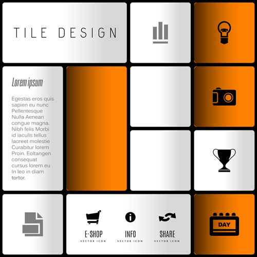 Mobile interface layout vector material 03 mobile material layout interface   