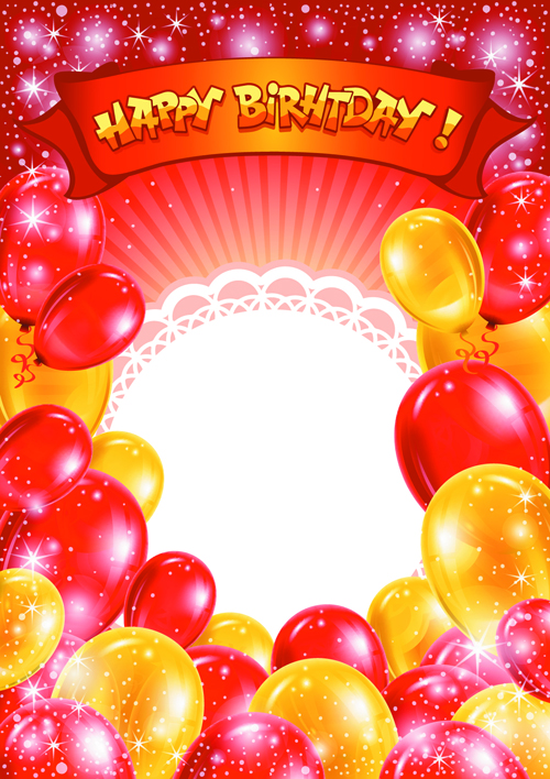 Happy Birthday Colorful Balloons background set 04 happy birthday happy colorful birthday balloons balloon background   