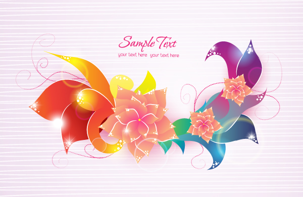 Flower illustrations vector background 11 Vector Background illustrations illustration flower background   