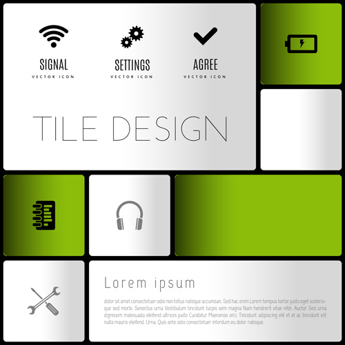 Mobile interface layout vector material 02 mobile material layout interface   