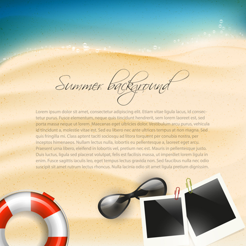 Summer Vacation backgrounds vector 05 vacation summer backgrounds background   