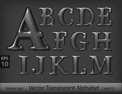 Black transparent alphabet vector 01 transparent black alphabet   