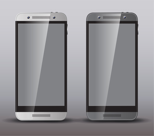Realistic phone template vector 03 template realistic phone   