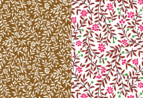 Small leaves and small flower background art vector wallpaper leaves flowers background   