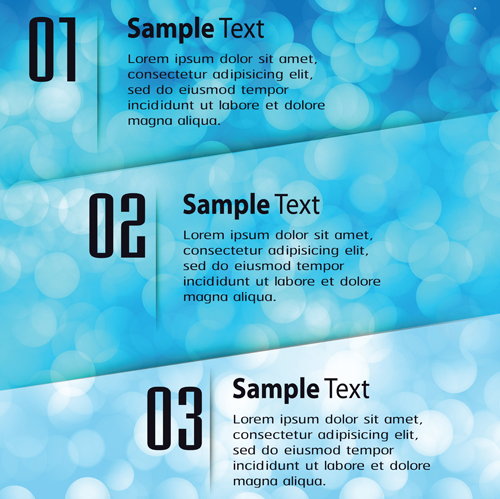 Bumbered business template vectors set 02 template business Bumbered   