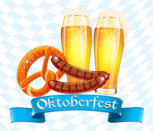 Oktoberfest elements background vectors 03 Oktoberfest elements element background vector background   